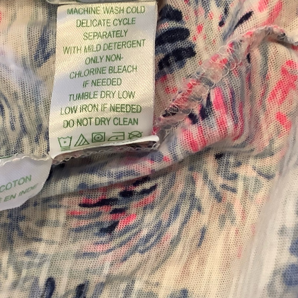 2 Lilly Pulitzer Sleeveless Tank Tops Size XXS Multicolor Pink and Blue Cotton - Picture 9 of 15